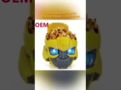 कार्यक्रमों और थिएटरों के लिए कस्टम पॉपकॉर्न बाल्टी।