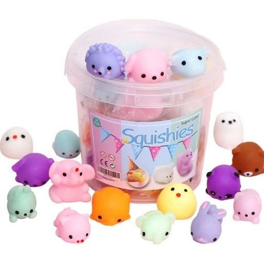OEM कारखाने कस्टम पशु विरोधी तनाव पतला निचोड़ खिलौने मजेदार खिलौने मिनी Mochi Squishy खिलौना