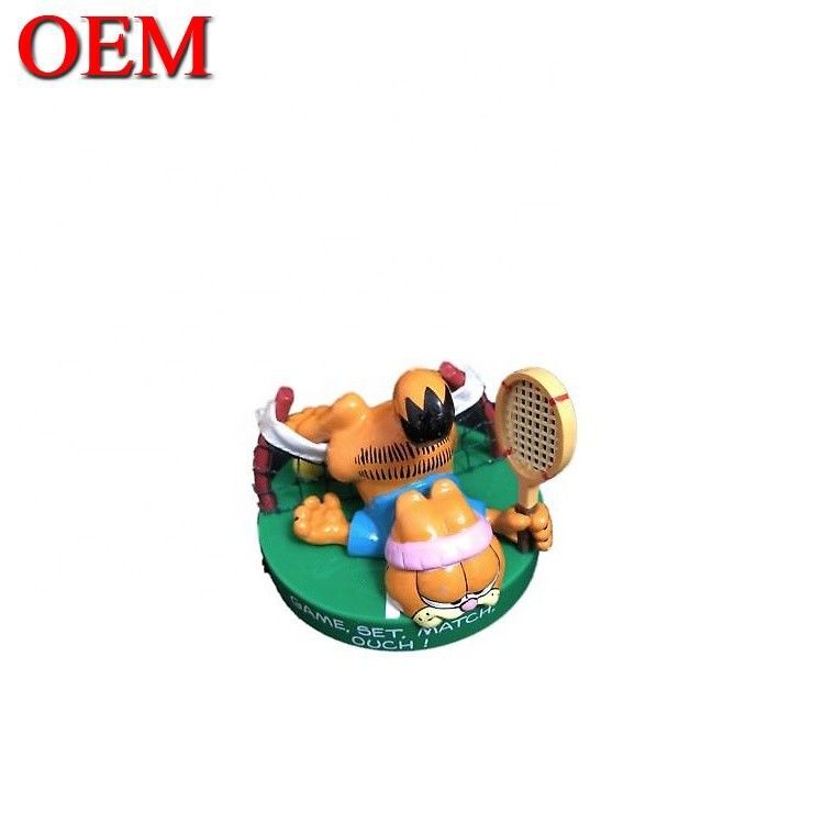 निर्माता OEM प्लास्टिक आलसी बिल्ली खिलौना आकृति कस्टम पीवीसी 3 डी एनीमे इंजेक्शन कला विनाइल खिलौने