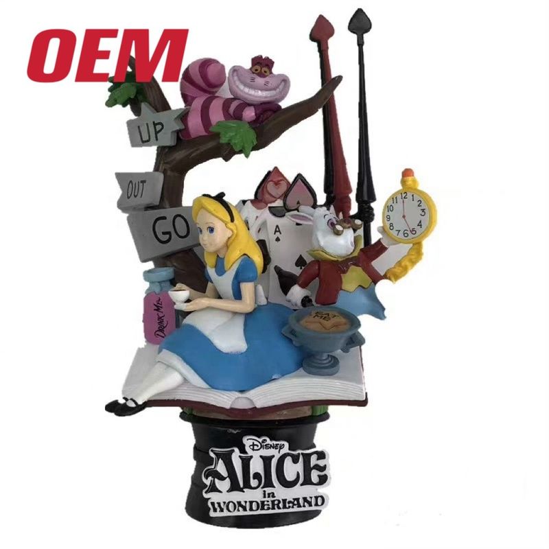 Customized 15cm  Scene Collection Toys With Base OEM PVC Classical Desk Decoration Figurines Made Plastic Models Factory