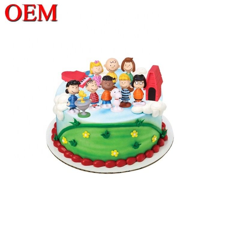 अनुकूलित जापान क्लासिक पात्र जन्मदिन केक टॉपर सेट OEM एक्शन फिगर केक टॉपर फैक्टरी