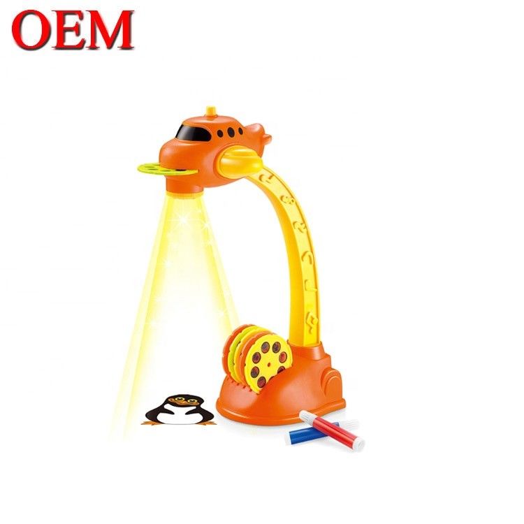 एबीएस प्रोजेक्टर पैटर्न खिलौना बच्चे ओईएम प्लास्टिक प्यारा छोटे मिनी प्रोजेक्टर खिलौना बच्चों के लिए