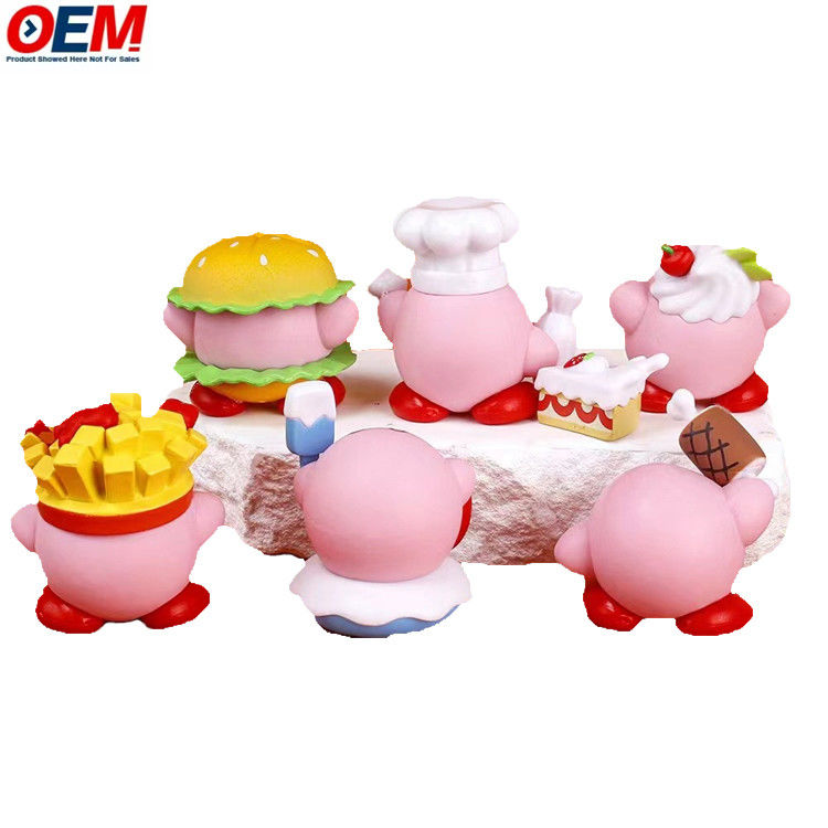 अनुकूलित प्लास्टिक सिलिकॉन खिलौने OEM 3D नरम Squishy आकृति चरित्र खिलौने कारखाने खिलौने निर्माताओं