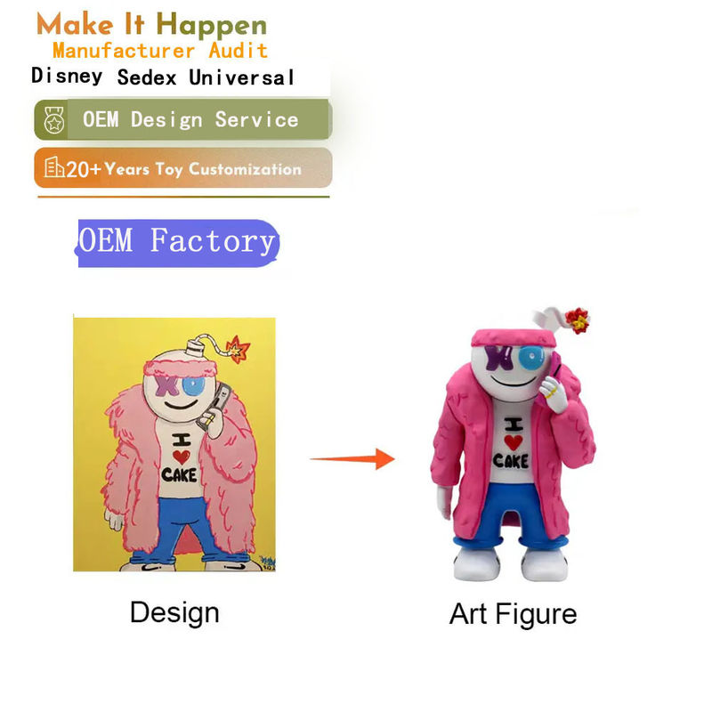 30-40 दिन मोल्ड समय कस्टम प्लास्टिक खिलौना / पीवीसी खिलौना यूनिसेक्स लिंग मूवी टीवी थीम