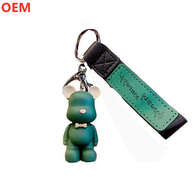 कस्टम 3 डी प्लास्टिक प्यारा कार्टून Keychains OEM कारखाने डिजाइन कार्टून प्लास्टिक Keychains