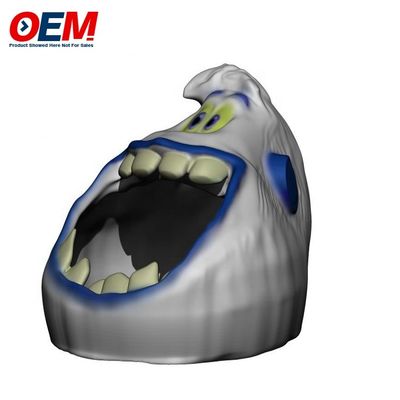 कस्टम पीवीसी खिलौना OEM 3D अवधारणा छोटे पैर पॉपकॉर्न बाल्टी खाद्य पॉपकॉर्न बाल्टी